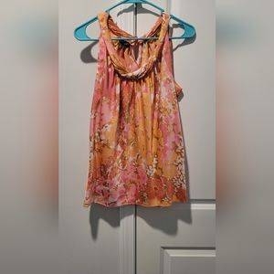 Blouse Talbots size 10. Pink/Orange